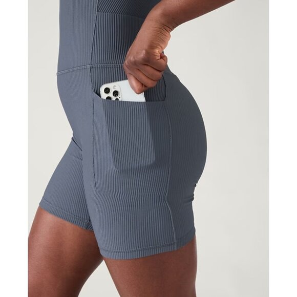 Athleta Gray Shapewear Bodysuit - Picture 3 of 6